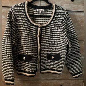 Nanette Lepore sweater blazer cardigan. Excellent condition. Large.